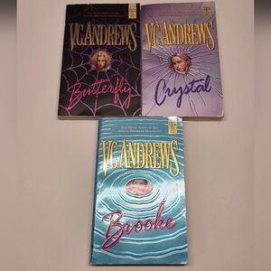 V.C. Andrews Orphans Miniseries - Books 1-3 Butterfly, Crystal & Brooke -  Good